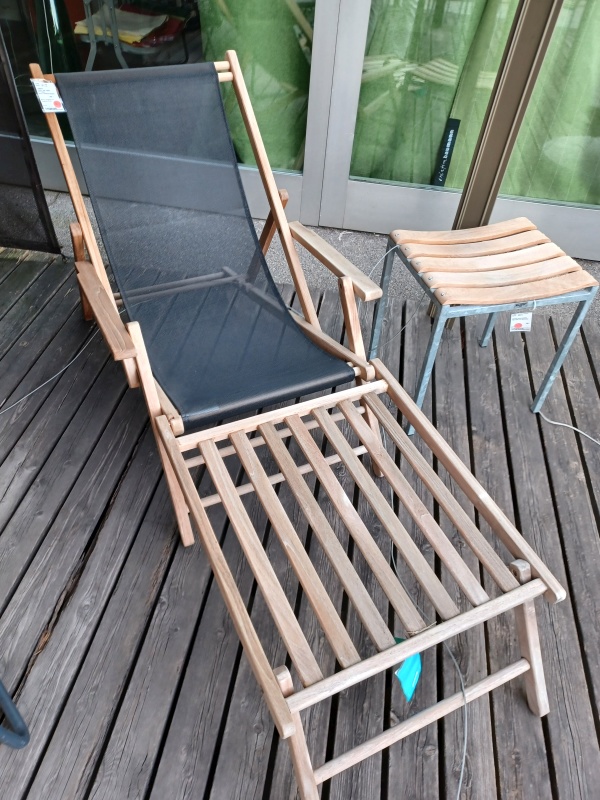 Deck Chair mit Fussteil